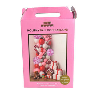 Party Partners Festive Pink and Red Holiday Ballon Decor New in Box